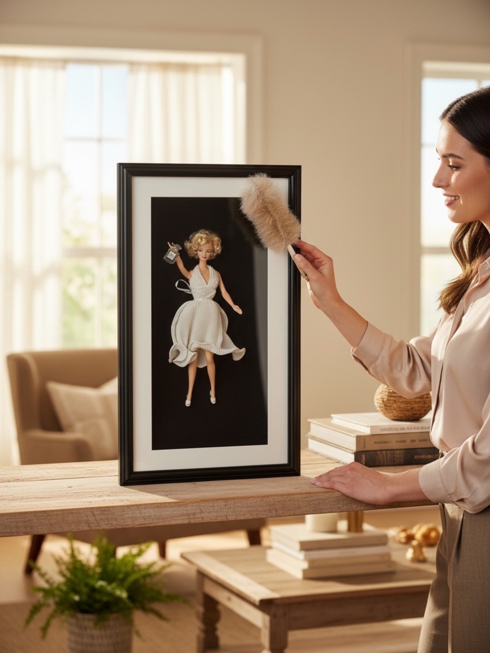 CHANEL & Marilyn Monroe. White Dress with No. 5